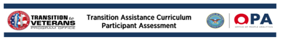 TAPs Participant Assessment Header